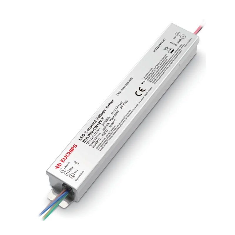 60W 12VDC Non-dimmable CV Driver EULP60-1W12V-T Featured Image