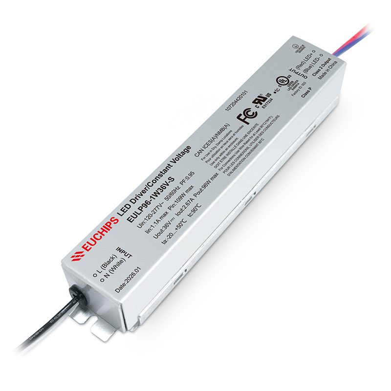 96W 36VDC CV Non-dimmable Driver EULP96-1W36V-S Featured Image