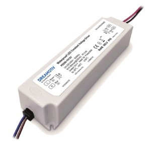 60W 12VDC Non-dimmable Waterproof CV Driver PEE60-1W12V