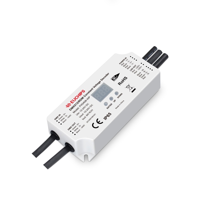DMX Constant Voltage Waterproof Decoders PX0408-WP Featured Image